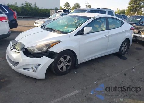 2015 Hyundai Elantra Se z USA, uszkodzony, nr VIN 5NPDH4AE5FH648201